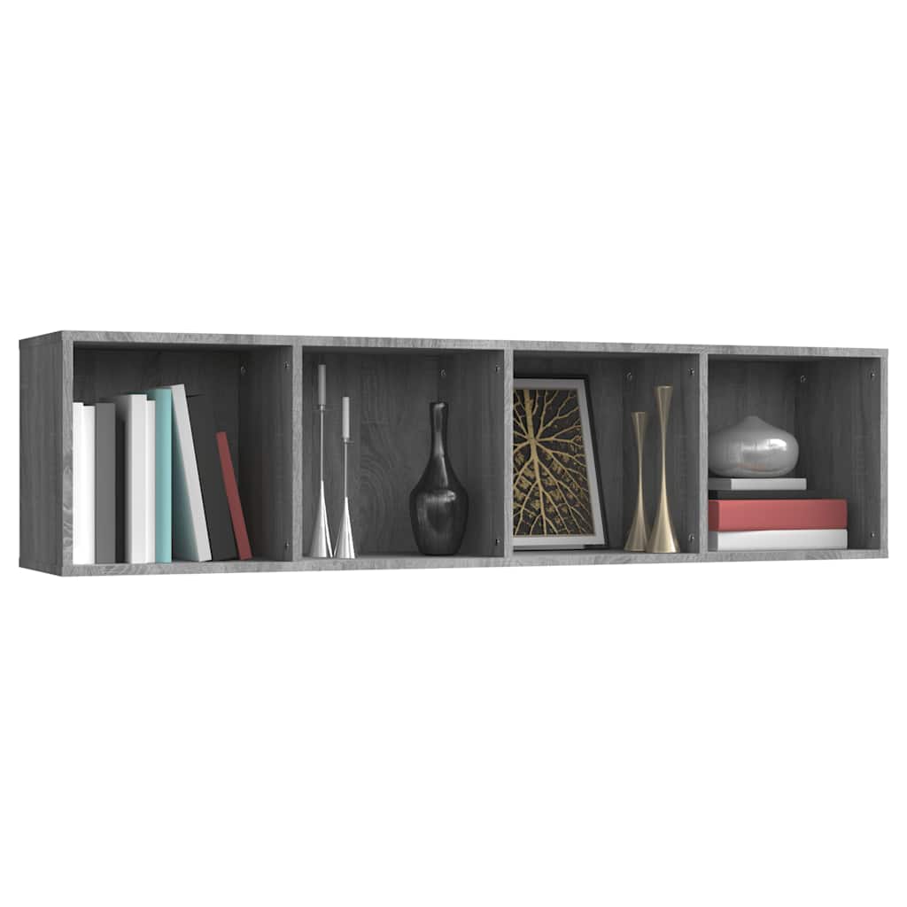 Bücherregal/TV-Schrank Weiß 143×30×36 cm