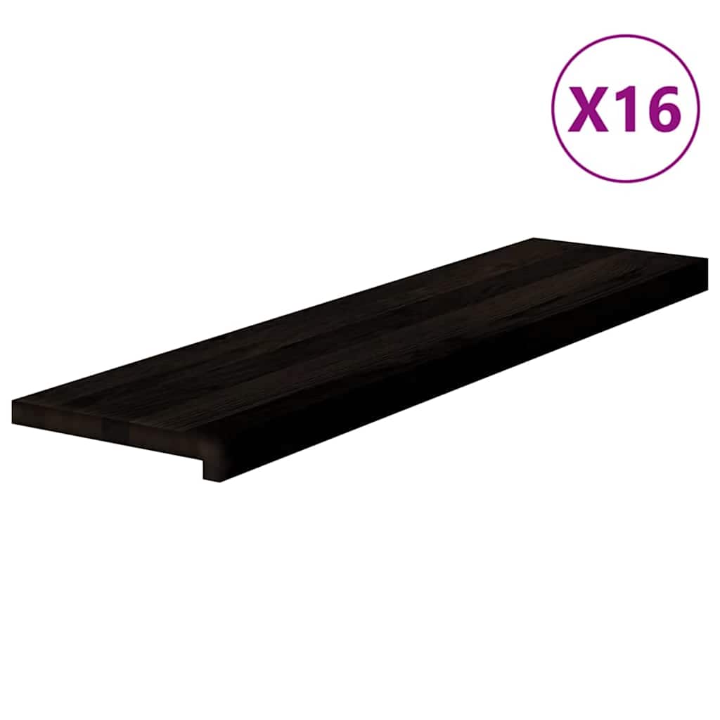 Treppenstufen 4 Stk. Unbehandelt 70x25x2 cm Massivholz Eiche