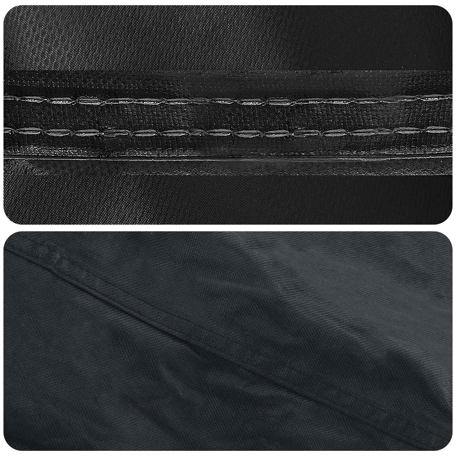 Tischdecken Uni Schwarz 122 x 72 x 15 cm Stoff