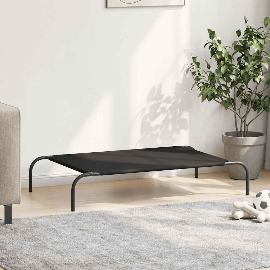 Erhöhtes Hundebett Schwarz S Textilene