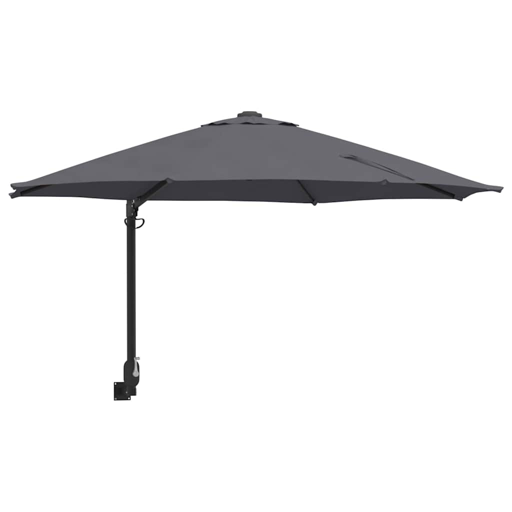 Garten-Sonnenschirm Sand 248 x 248 x 148 cm Polyester und Stahl