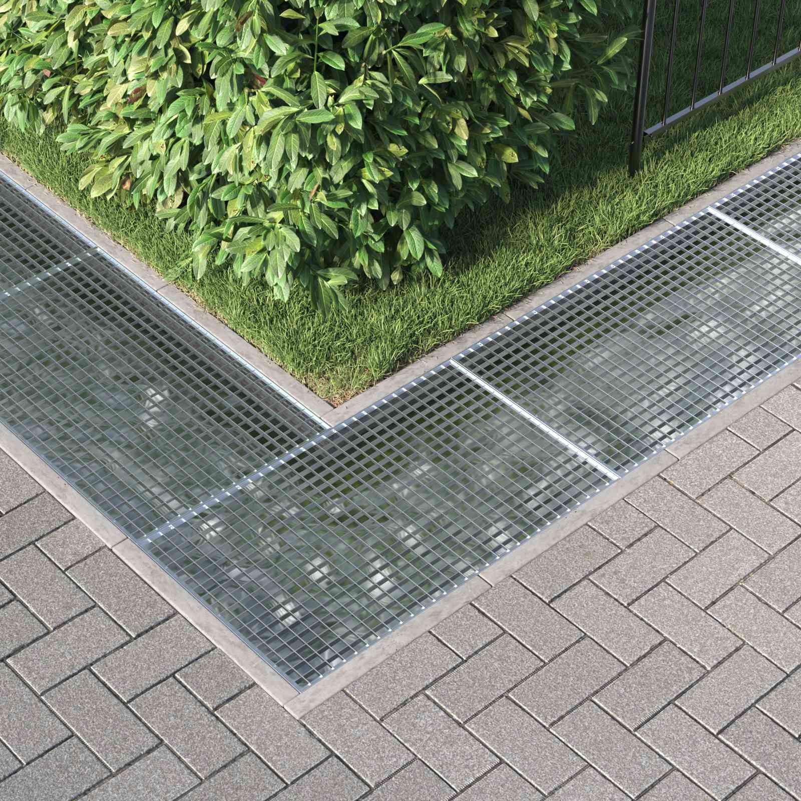 Gitter Silber 50 x 35 x 2 cm Feuerverzinkter Stahl