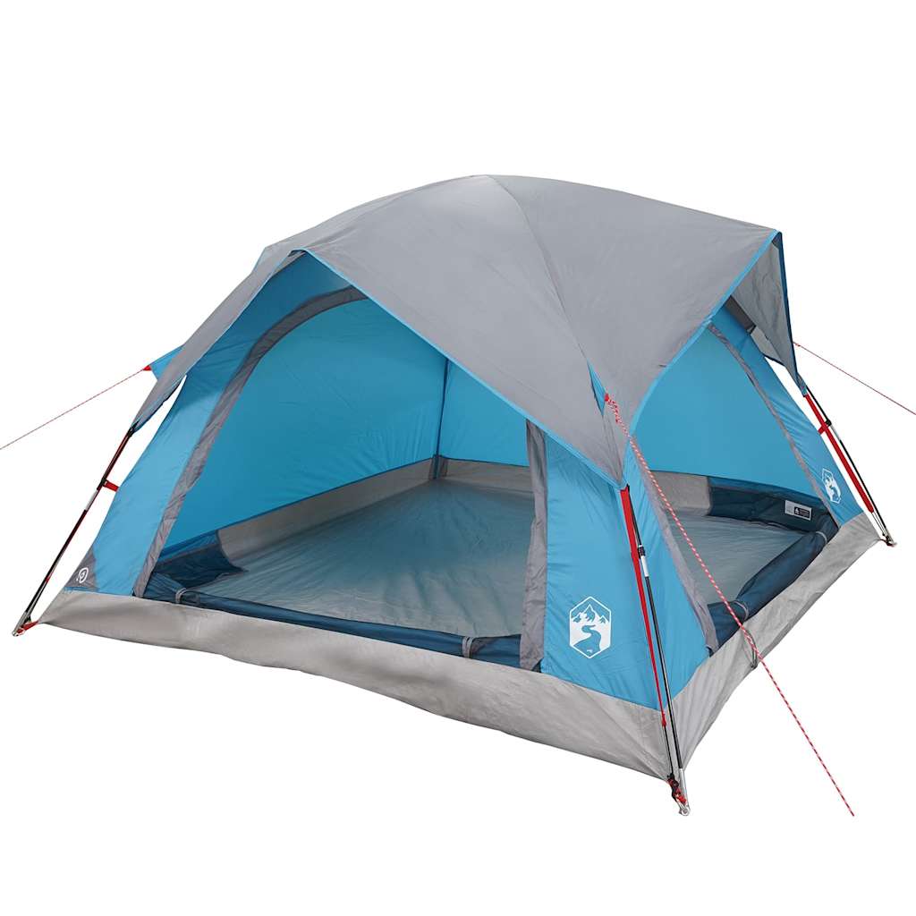 Campingzelt 4 Personen Grün Wasserdicht