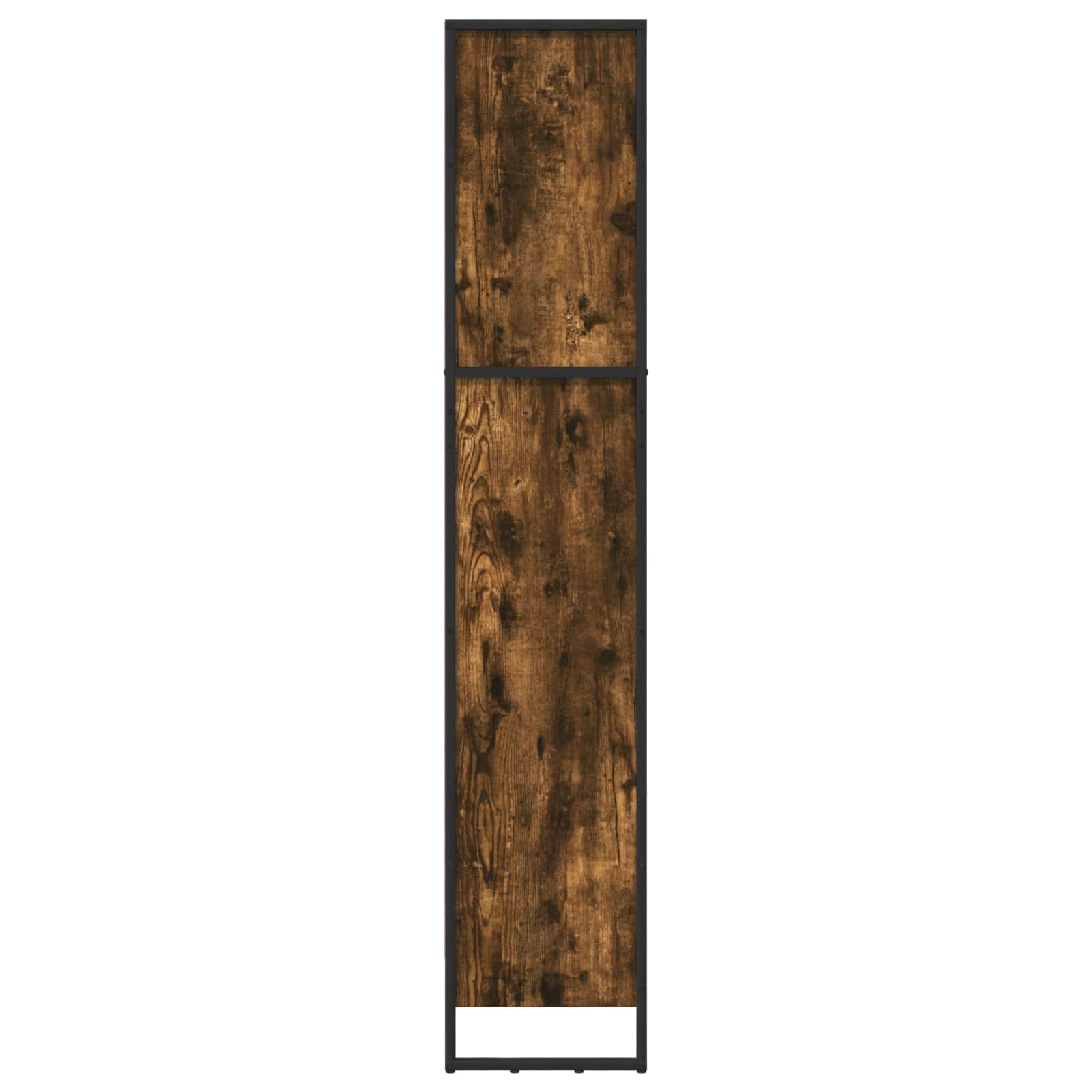Bücherregal 2 pcs Schwarz Eichen-Optik 60 x 30 x 189,5 cm