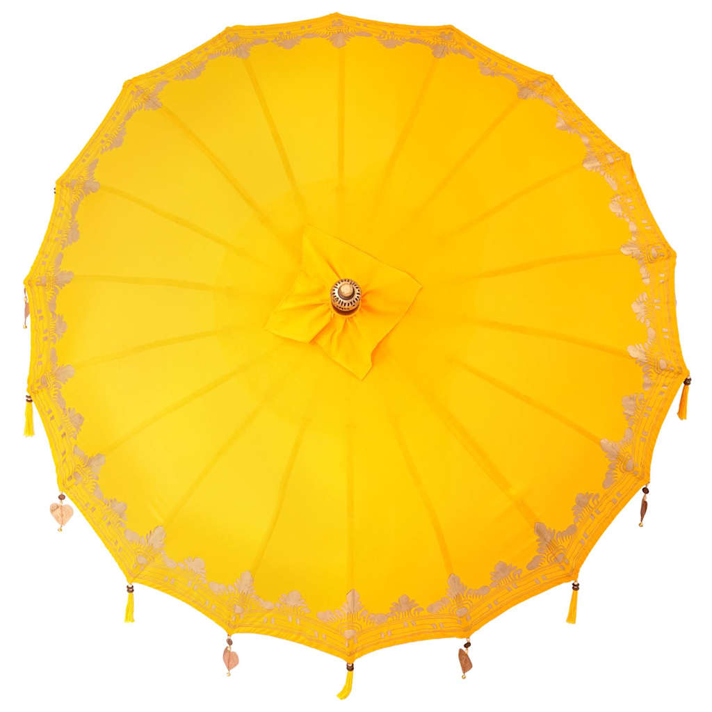Balinesischer Sonnenschirm Creme 185 x 185 x 260 cm
