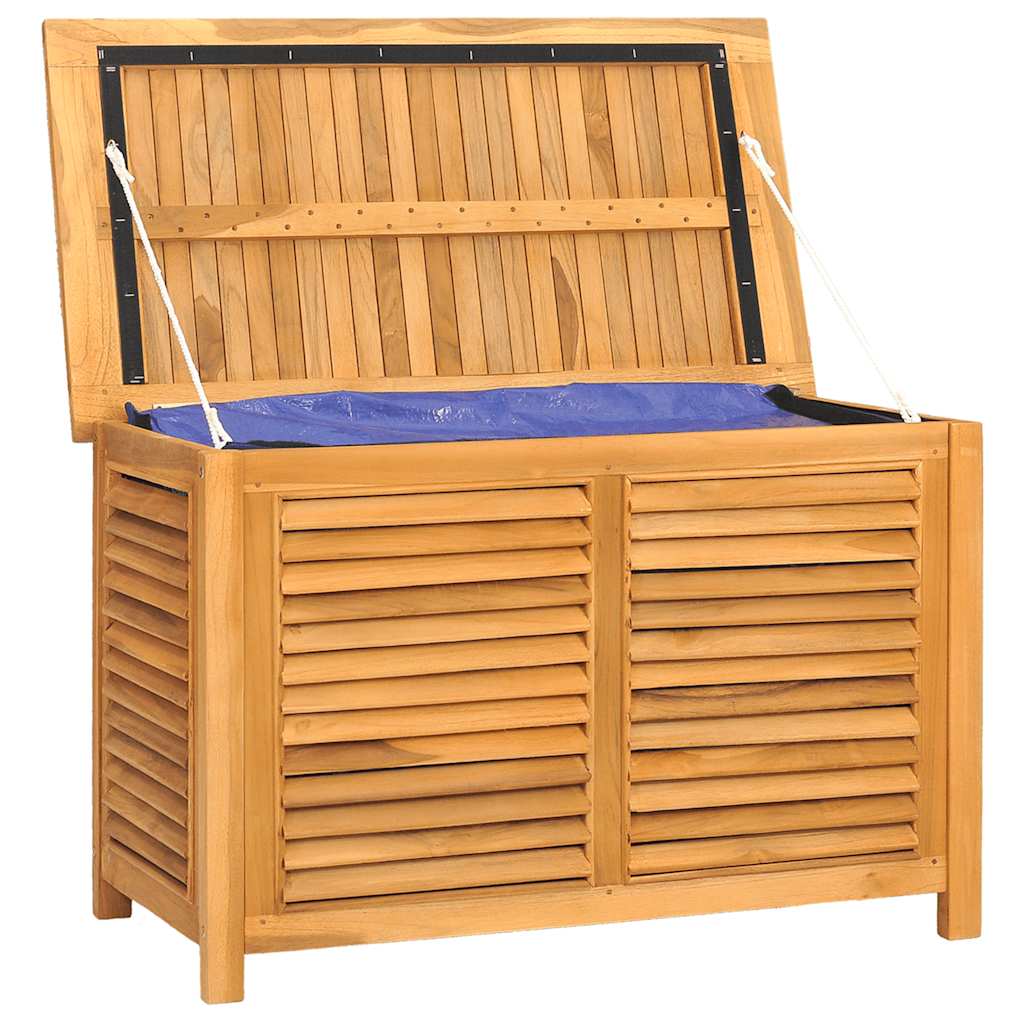 Gartenbox mit Beutel 60x50x58 cm Massivholz Teak