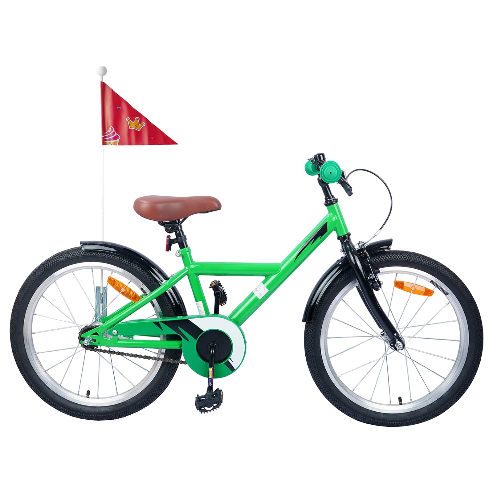 Kinderfahrrad 12 Zoll für 2-4 Jahre alt Schwarz