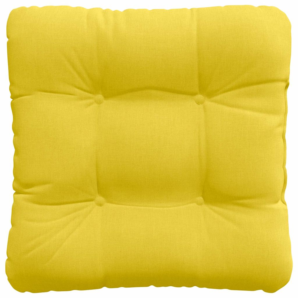 Sitzkissen 4 pcs Hellgrau 40 x 40 x 12 cm Stoff