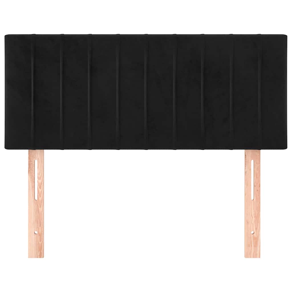 Kopfteil Hellgrau 80x5x118/128 cm Samt