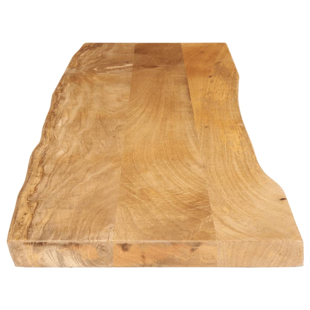 Tischplatte 40x40x2,5 cm Rechteckig Massivholz Akazie Baumkante