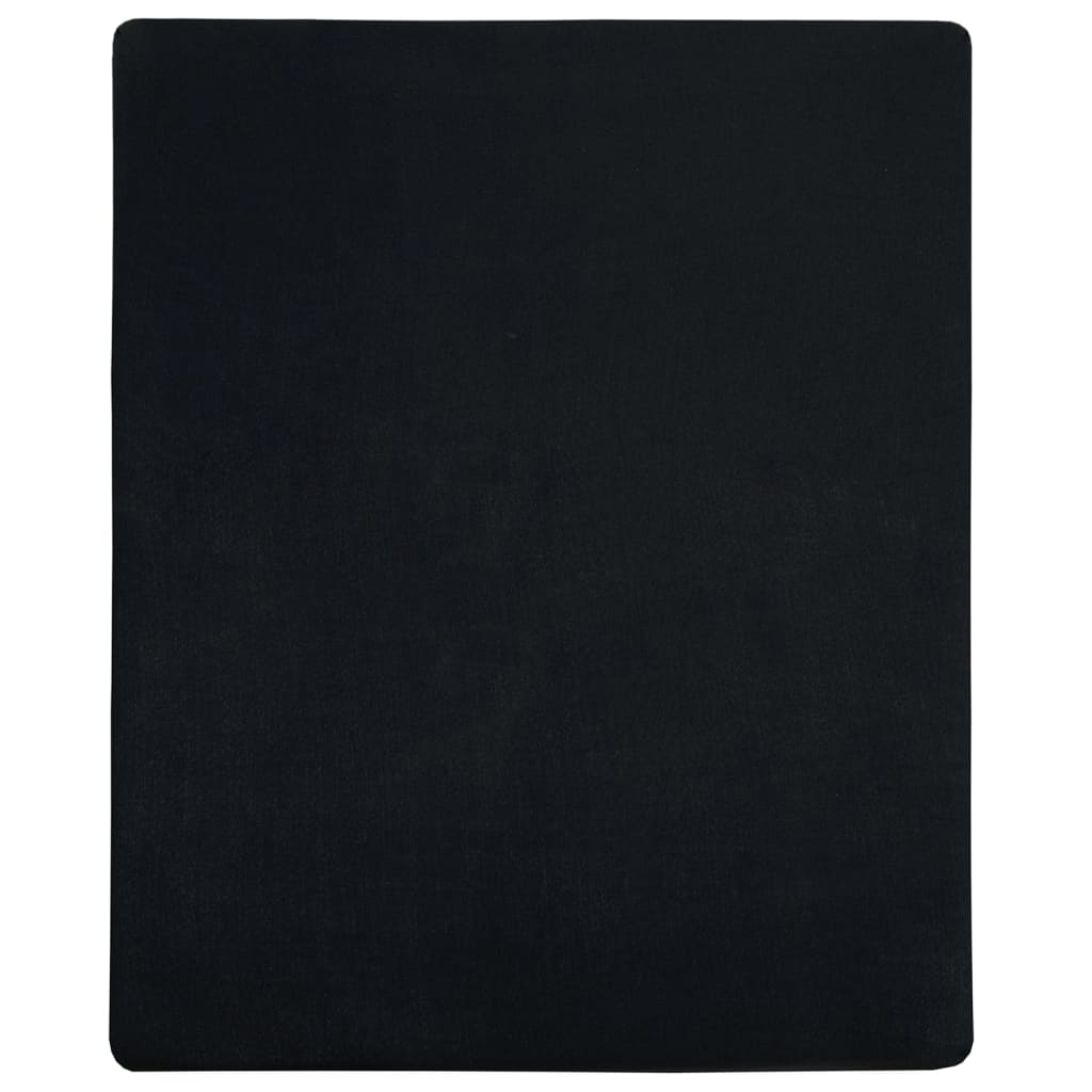 Spannbettlaken Jersey Anthrazit 90x200 cm Baumwolle