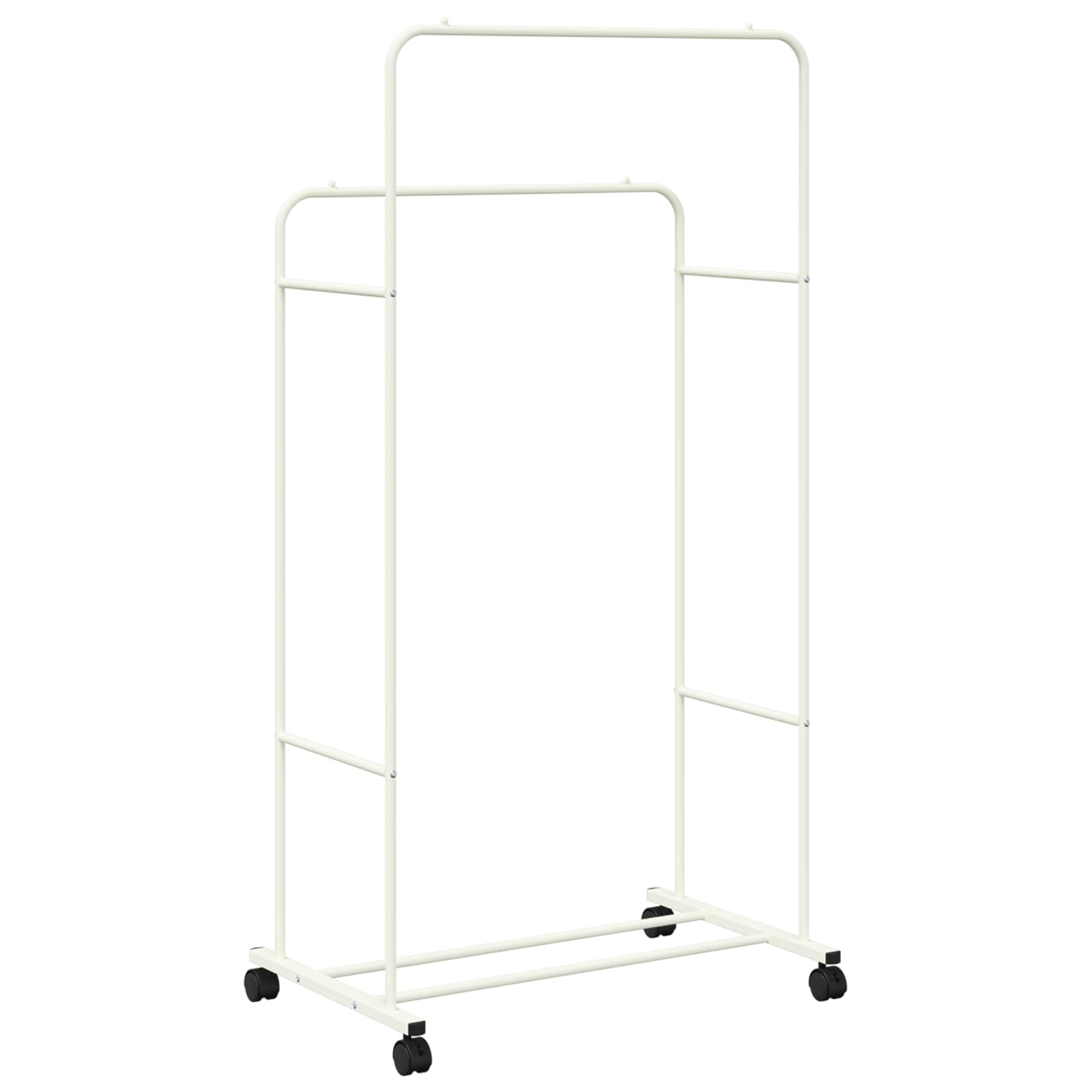 Kleiderständer Uni Schwarz 80 x 53 x 156 cm