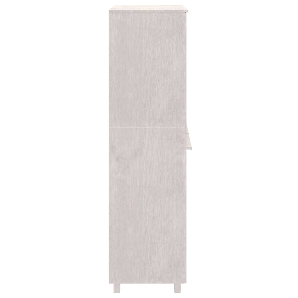 Kleiderschrank HAMAR Honigbraun 89x50x180 cm Massivholz Kiefer