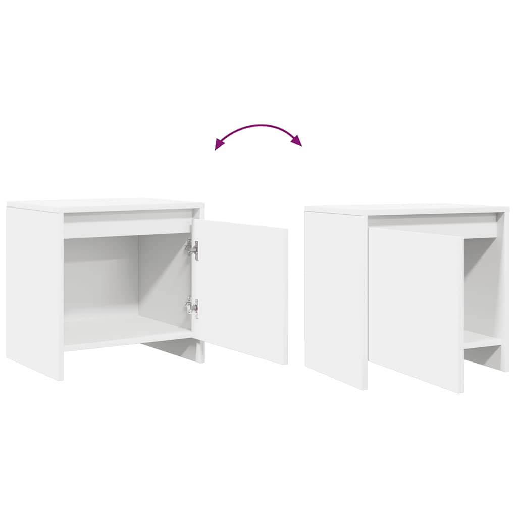 Nachttisch Altholz 45 x 34 x 44,5 cm Holzwerkstoff