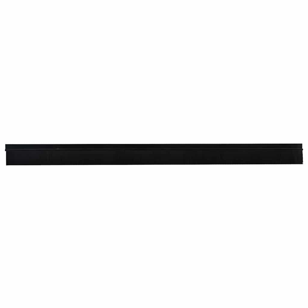 Selbstklebende Türbürstendichtungen 2 pcs Braun 100 cm