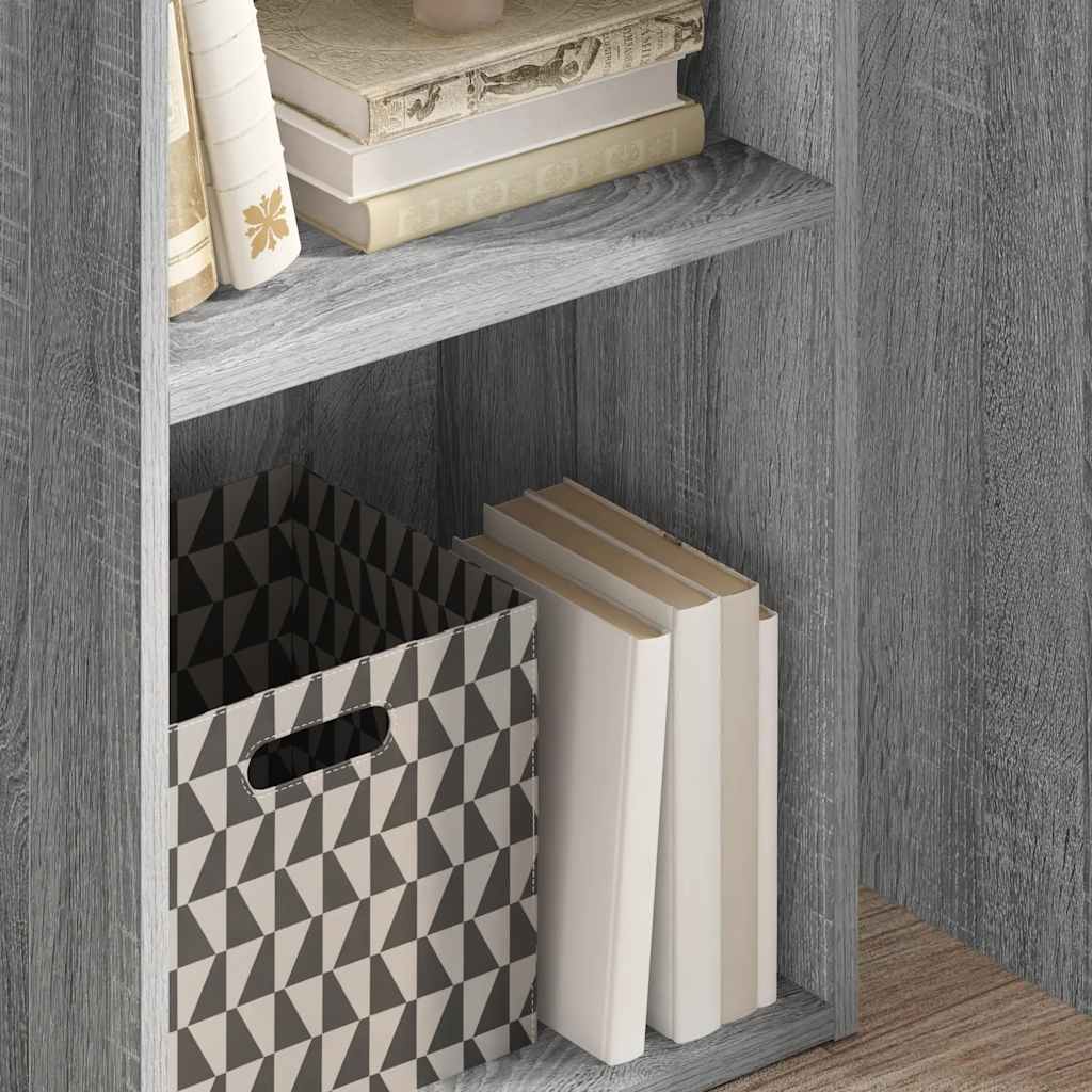 Bücherregal Weiß 80x30x189 cm Holzwerkstoff