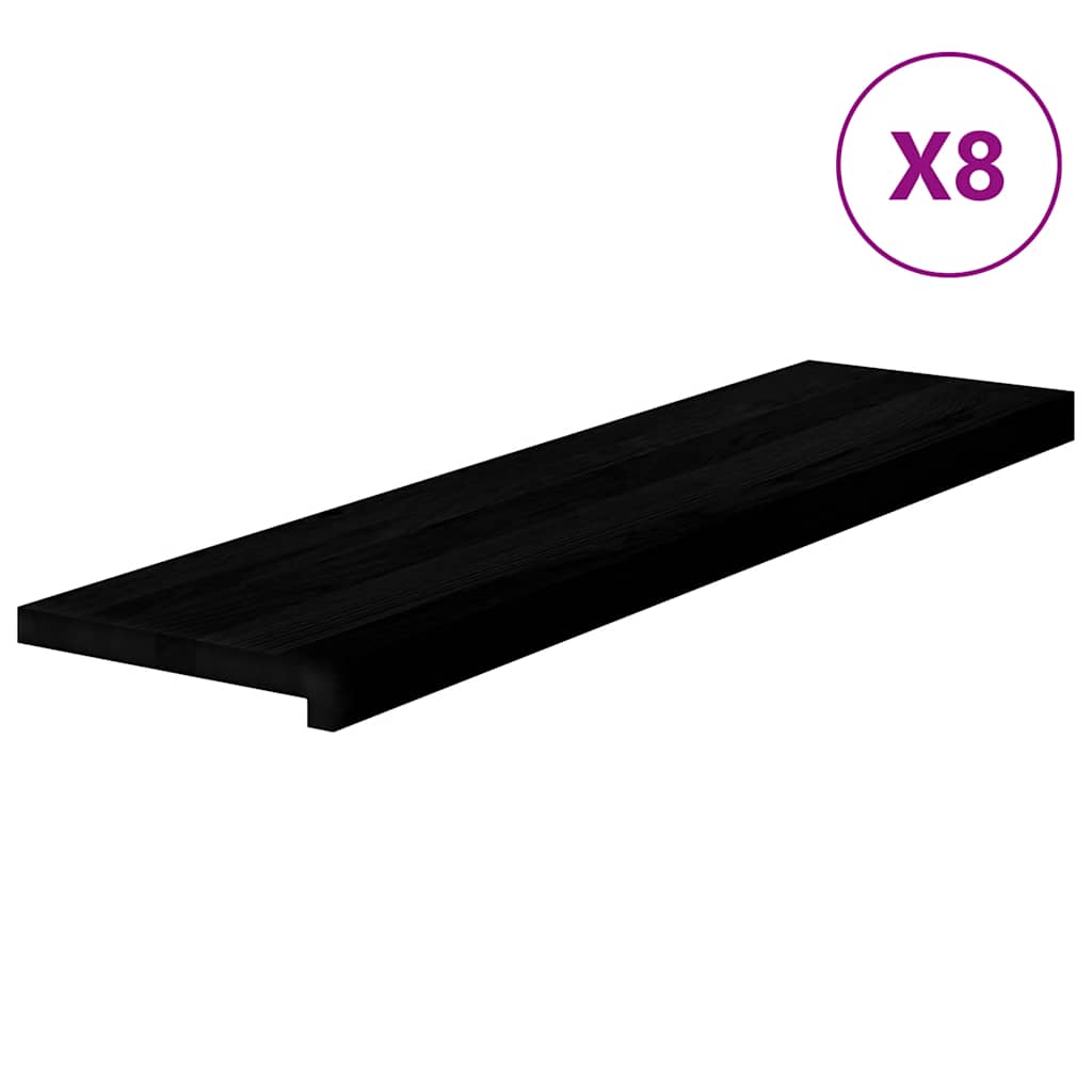 Treppenstufen 4 Stk. Unbehandelt 70x25x2 cm Massivholz Eiche