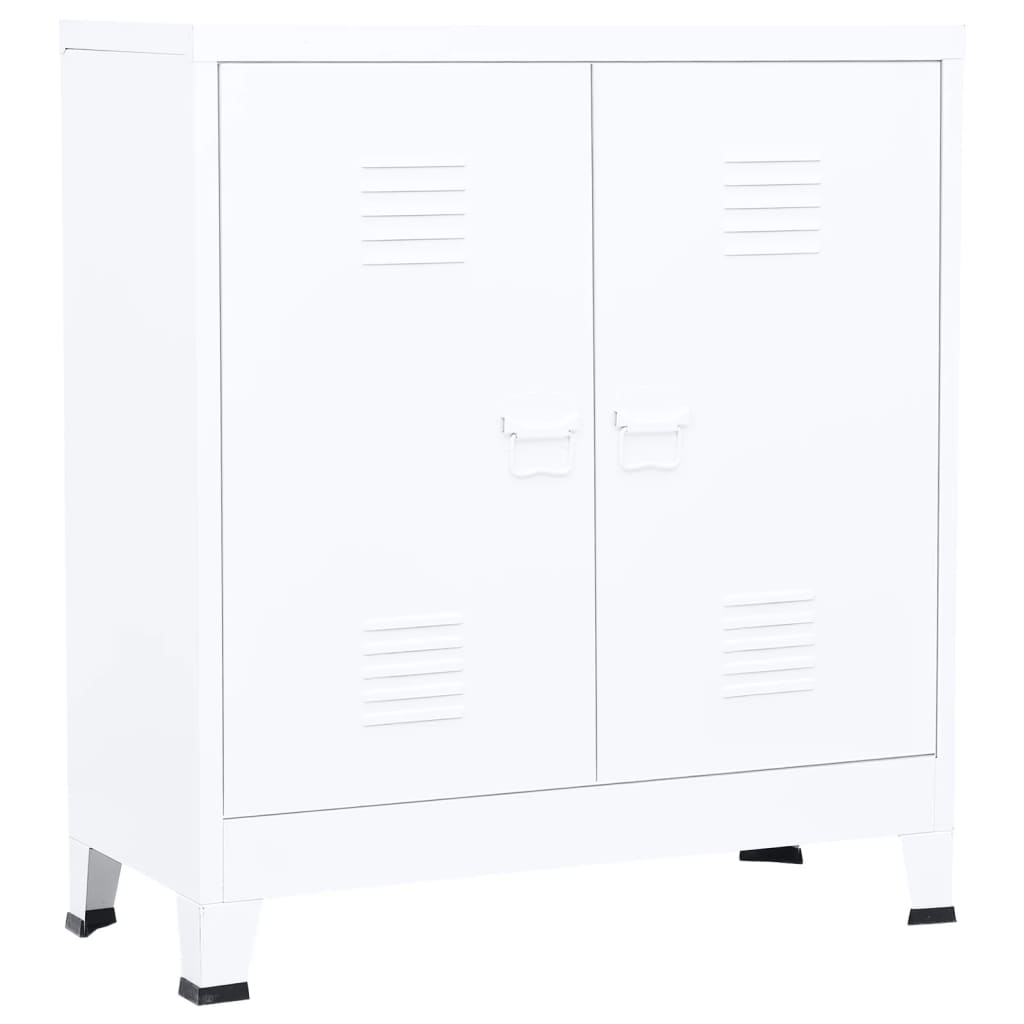 Lagerschrank Industrial Schwarz 90x40x100 cm Stahl