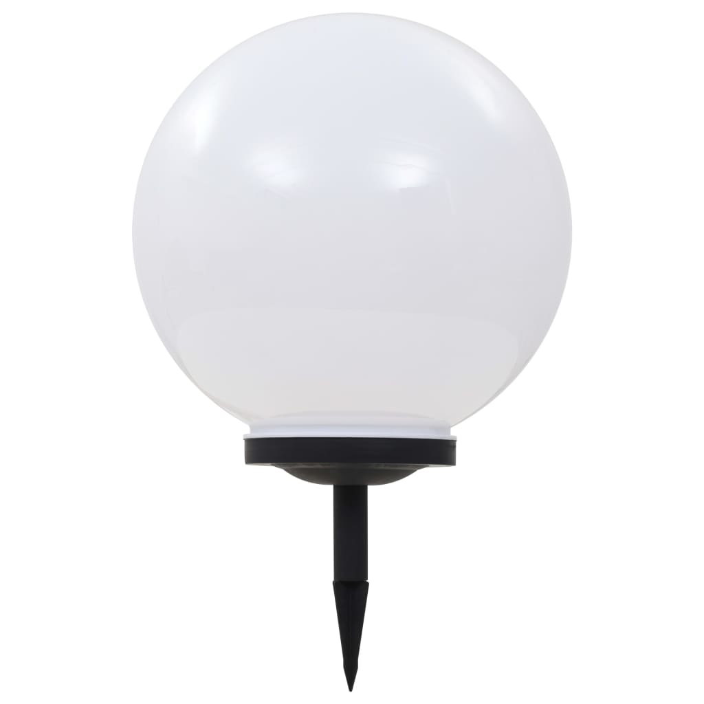Außen-Solarlampen 4 Stk. LED Kugel 30 cm RGB