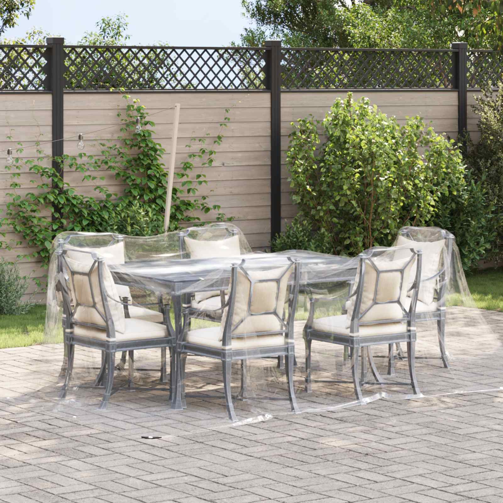 Pflanzenabdeckung mit Ösen 1x3 m PVC
