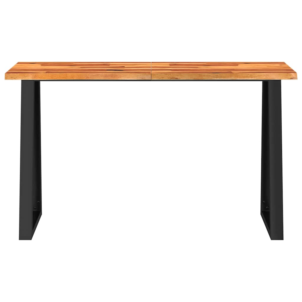 Konsolentisch Baumkante 110x35x80 cm Massivholz Akazie