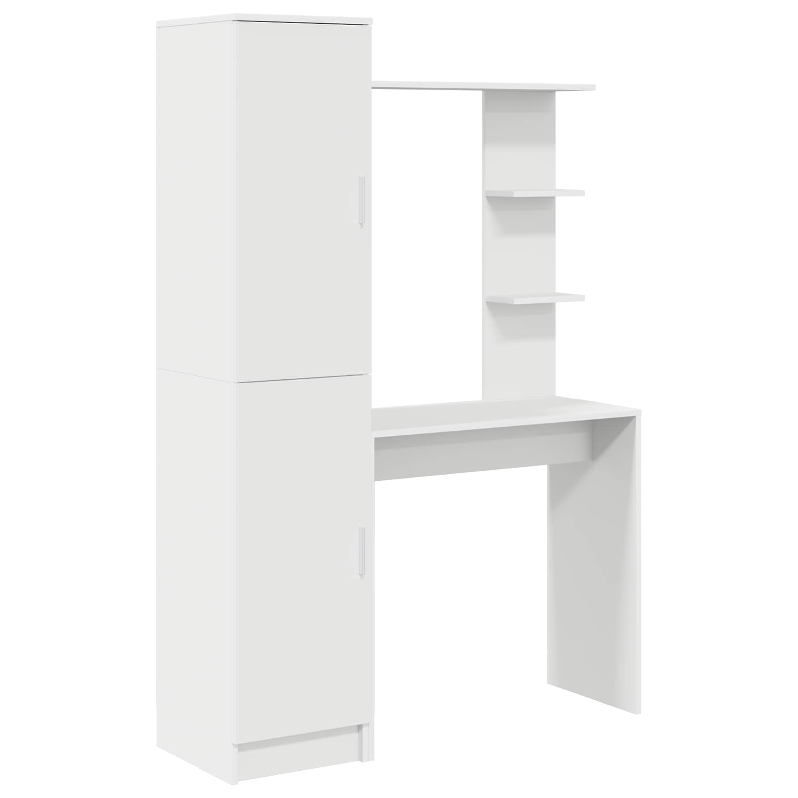 Schreibtisch 2 pcs Schwarz Eichen-Optik