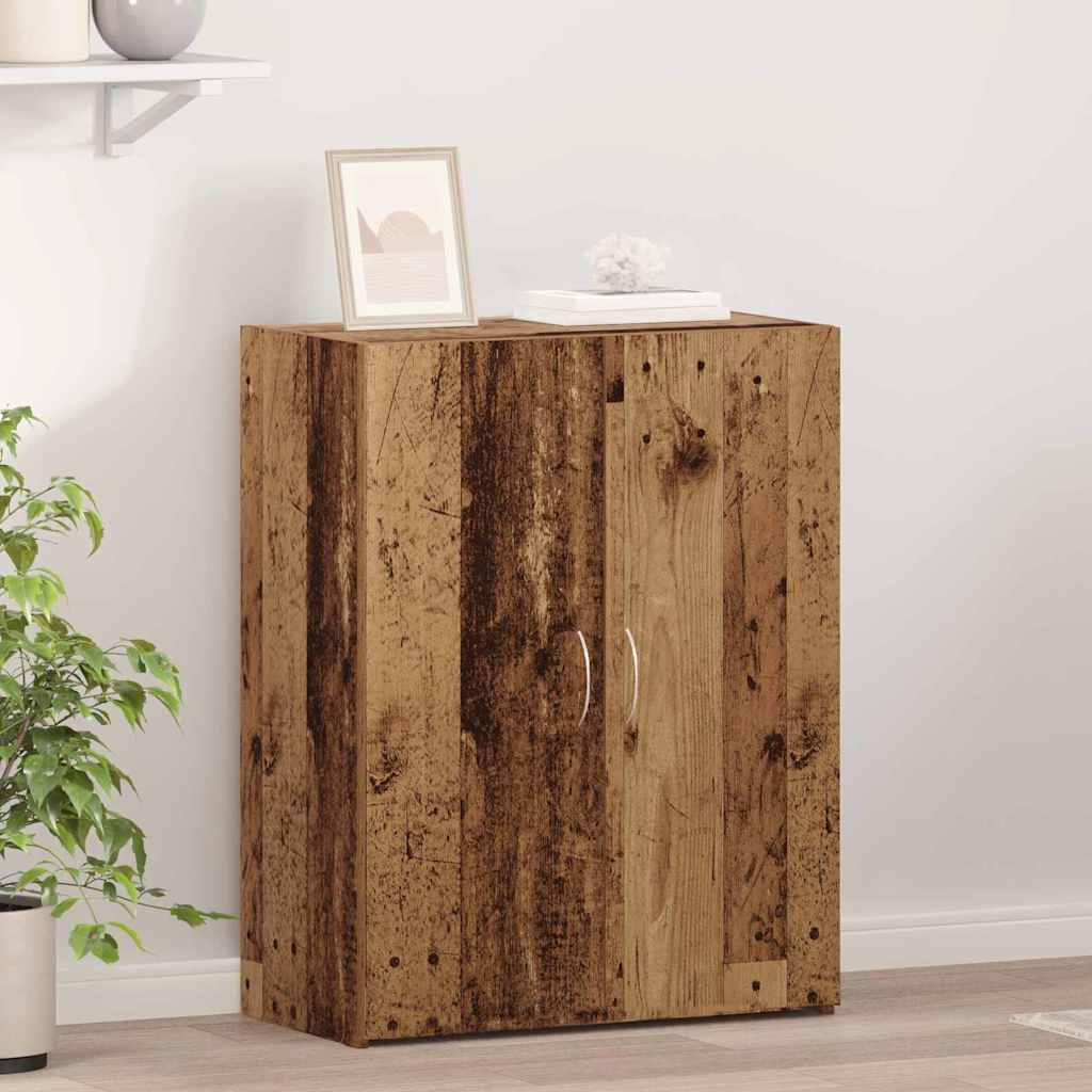 Aktenschrank Weiß 60x32x153 cm Holzwerkstoff