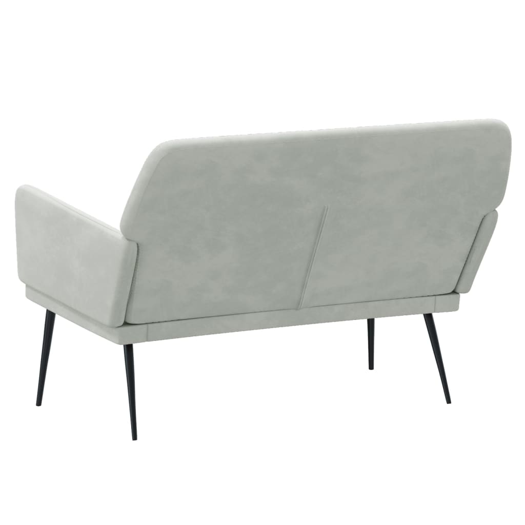 Sitzbank Dunkelgrün 108x79x79 cm Samt