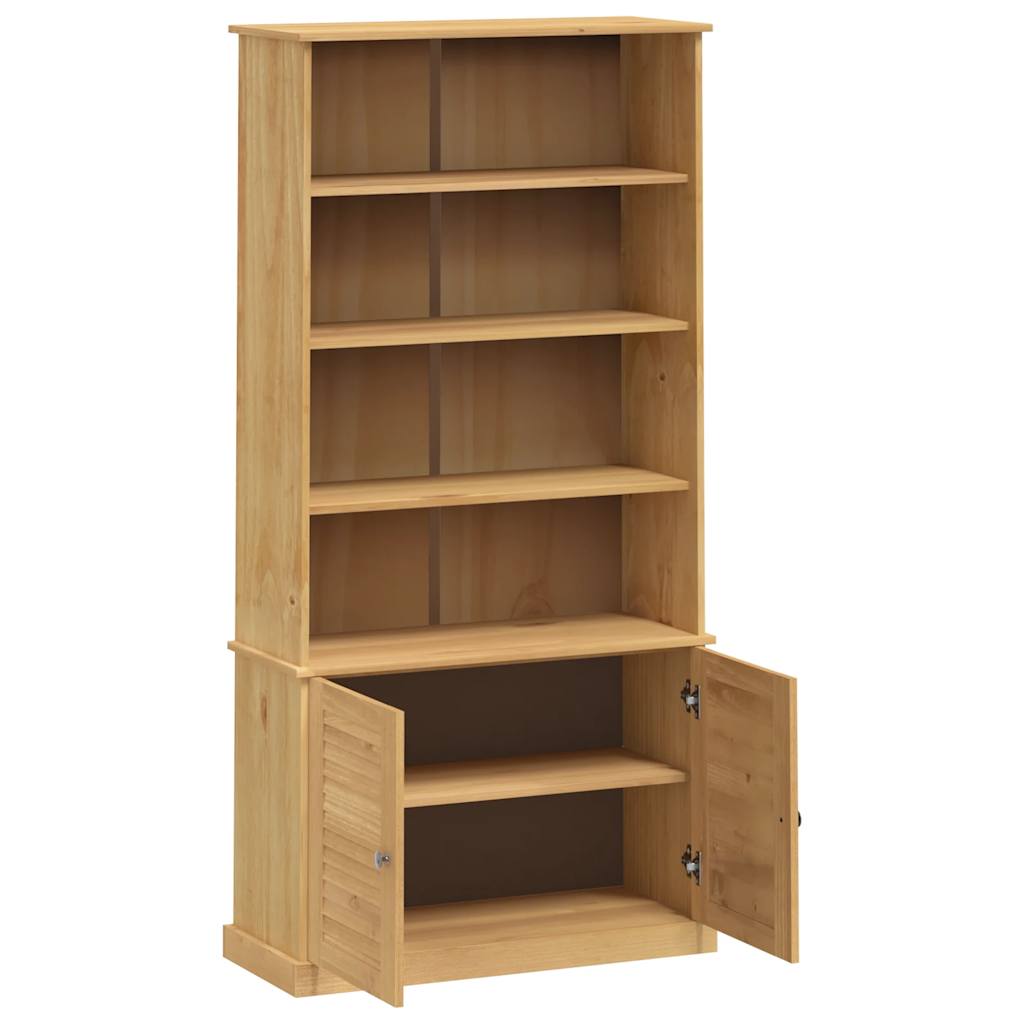 Bücherregal VIGO Weiß 85x35x170 cm Massivholz Kiefer