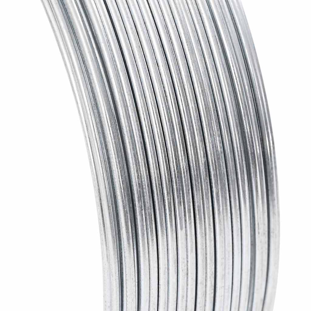 Zaun-Bindedraht 250 m 0,9/1,4 mm Stahl Schwarzgrün
