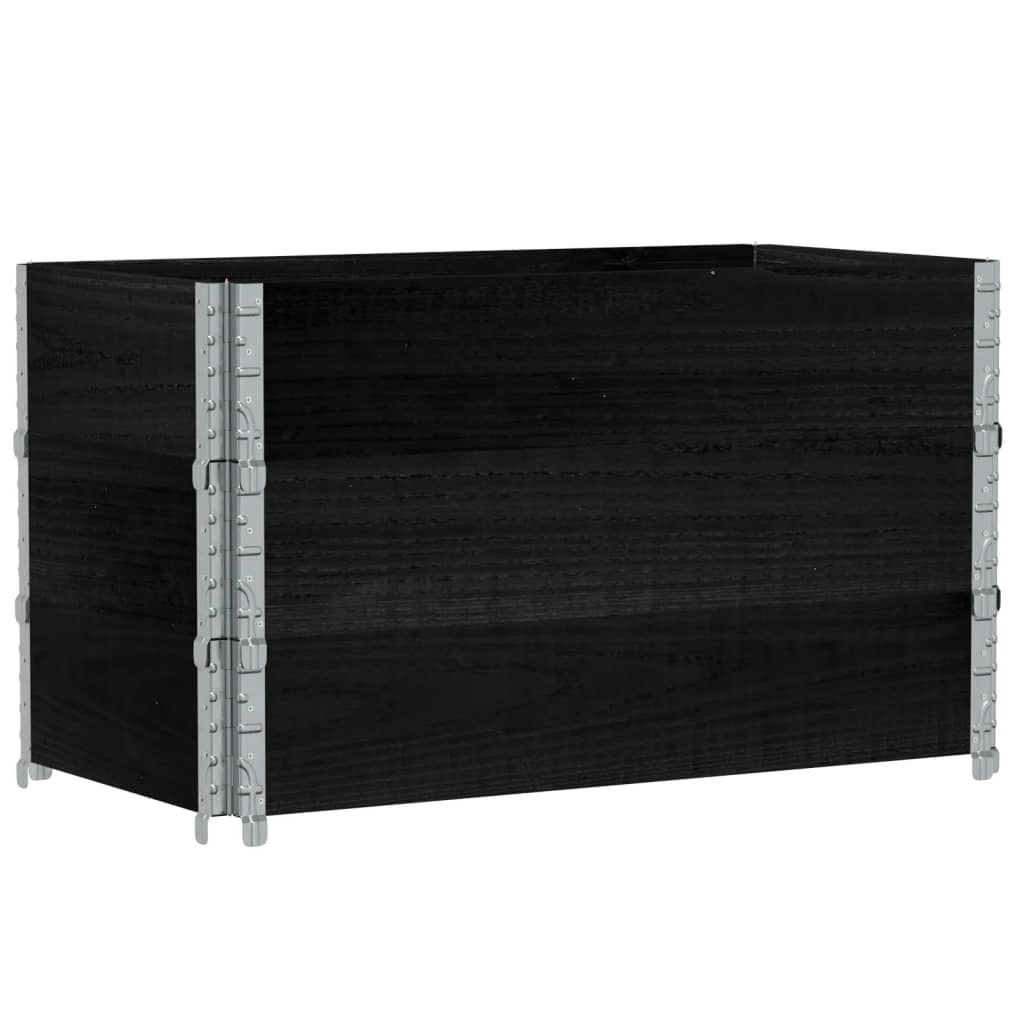 Pflanzkasten Grau 150x100 cm Massivholz Kiefer