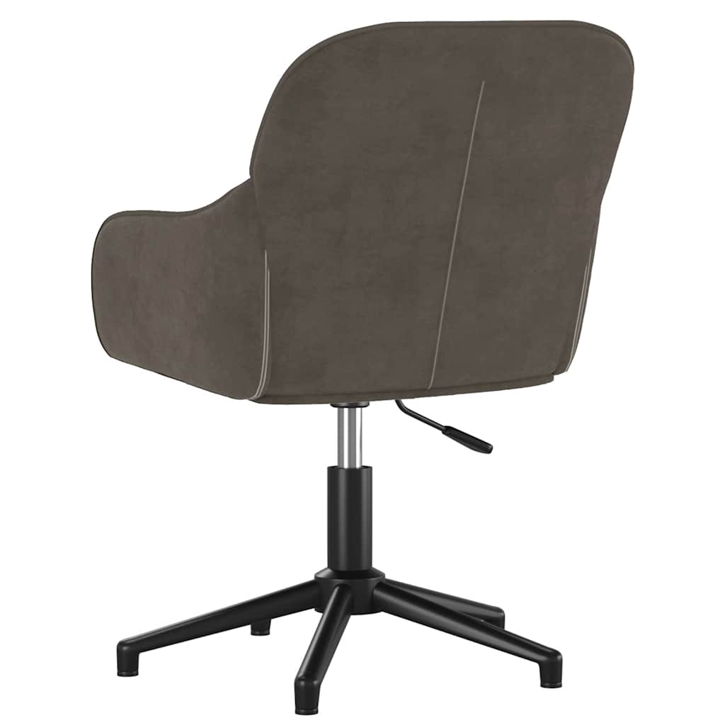 Bürostuhl Drehbar Blau Samt