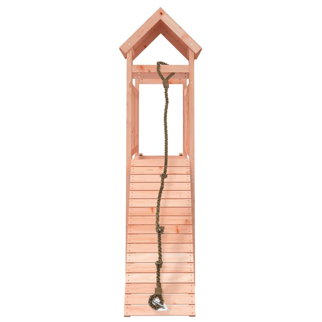 Spielturm mit Kletterwand Massivholz Kiefer