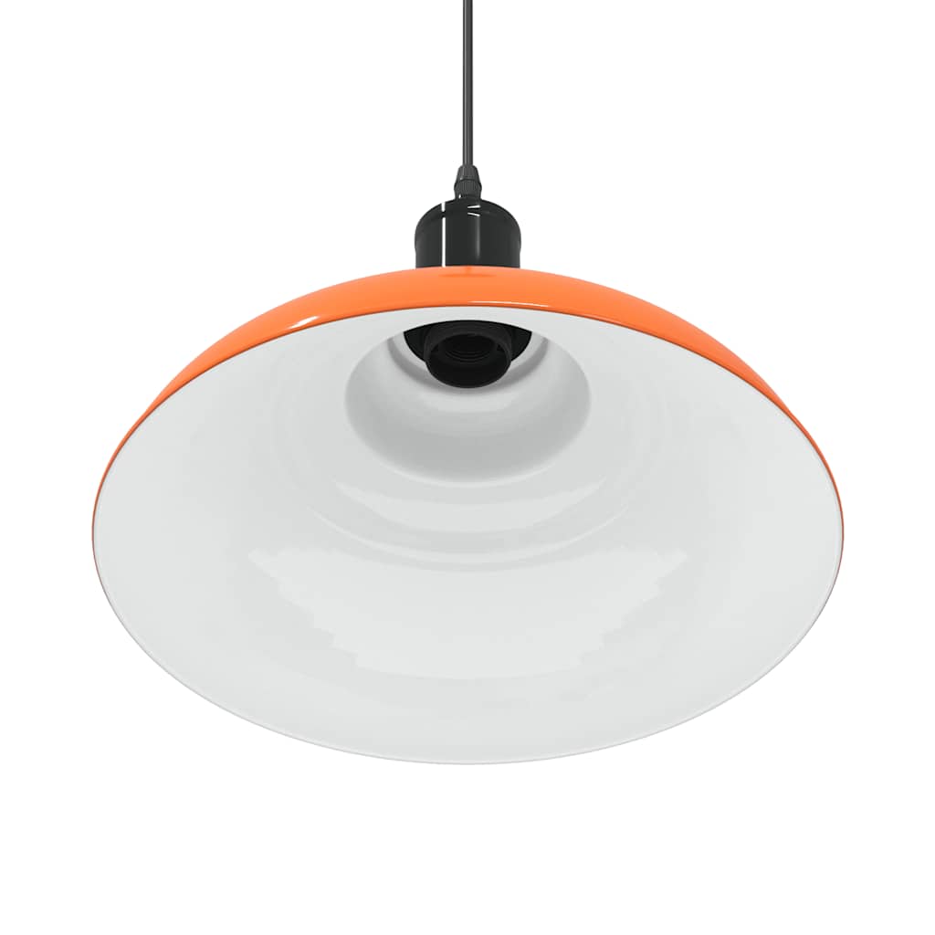Pendelleuchte Höhenverstellbar E27 Schwarz Glänzend Ø 31 cm