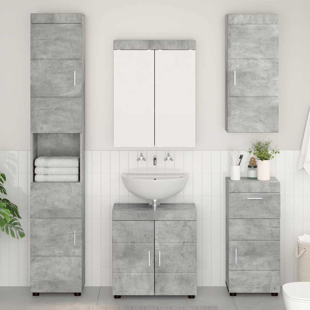 Badezimmermöbel-Set TULUM 2 pcs Weiß 60 x 34 x 63 cm