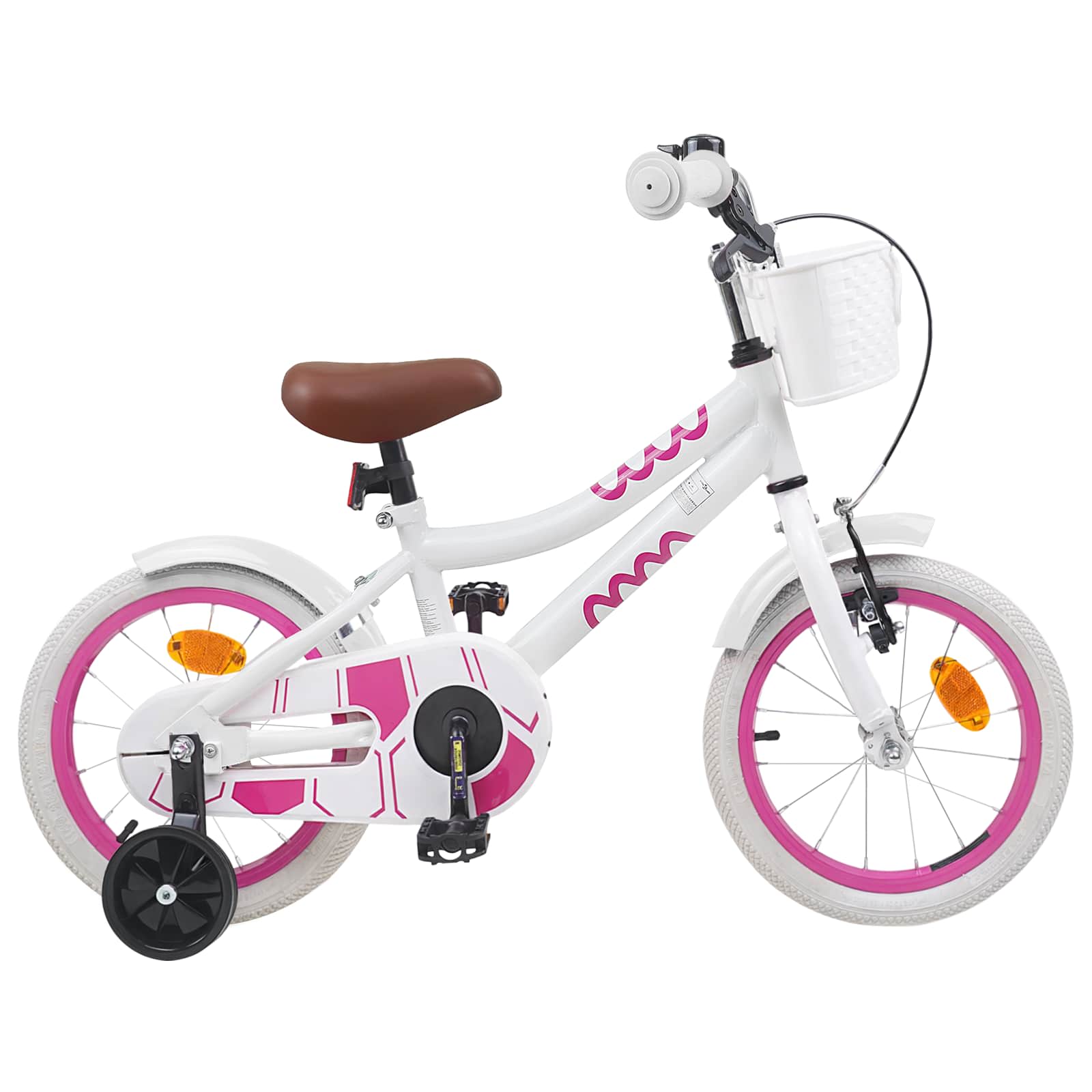 Kinderfahrrad 12 Zoll für 2-4 Jahre alt Rosa