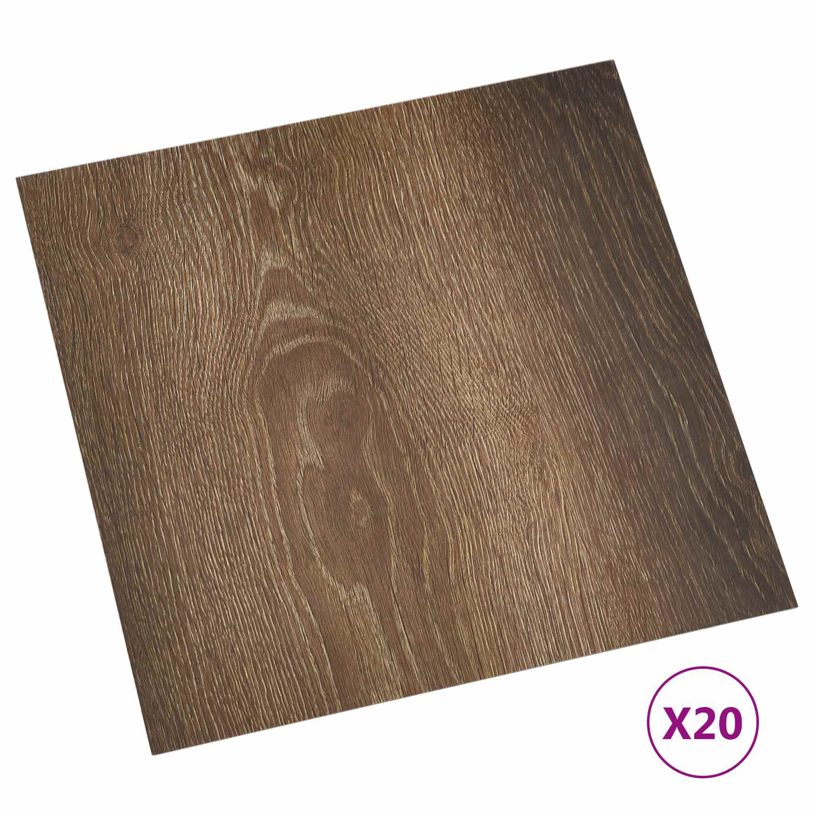 Selbstklebende Bodenplanken 30,5 x 30,5 cm 20 pcs PVC Betongrau
