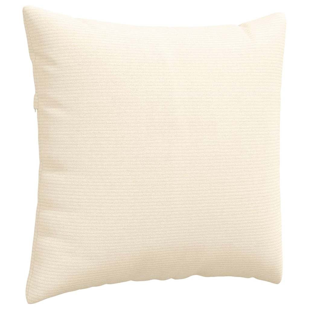 Sofakissen 2 Stück Hellgrau 50 x 30 cm Cordstoff