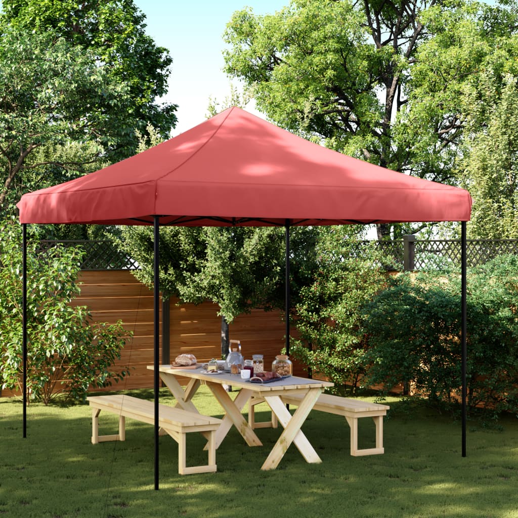 Partyzelt Faltbar Pop-Up Schwarz 292x292x315 cm