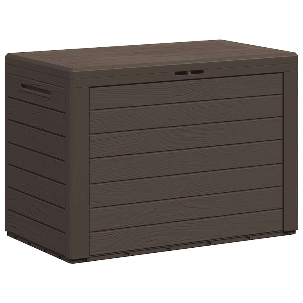 Gartentruhe Braun 58,5x46x55 cm Polypropylen