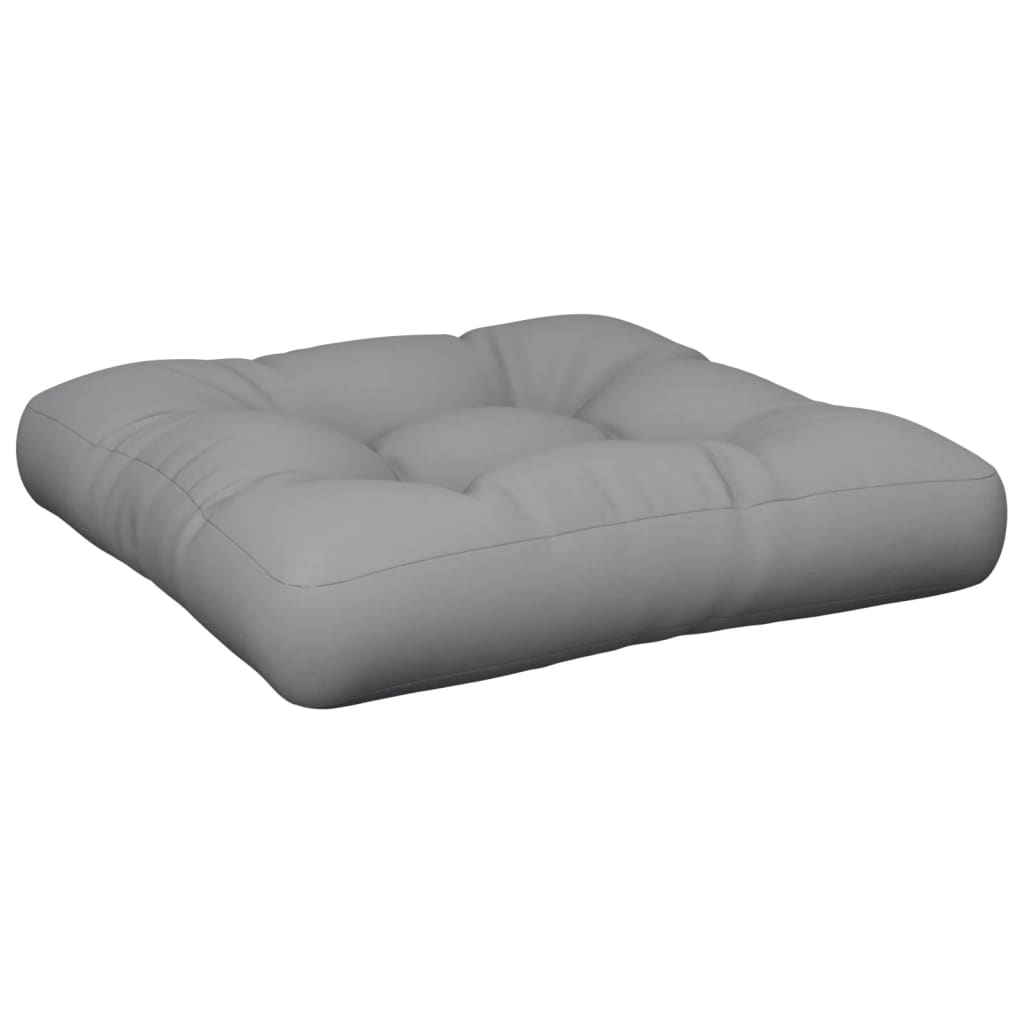 Palettenkissen Anthrazit 50x50x12 cm Stoff