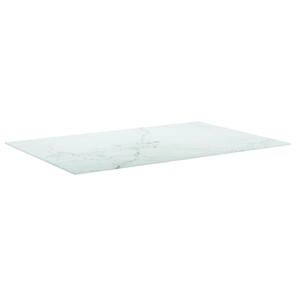 Tischplatte aus gehärtetem Glas quadratisch 700x700 mm