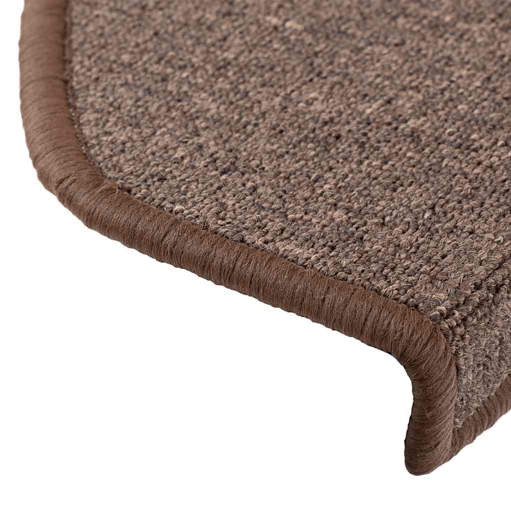 Stufenmatten 15 Stk. 56x17x3 cm Anthrazit Halbrund