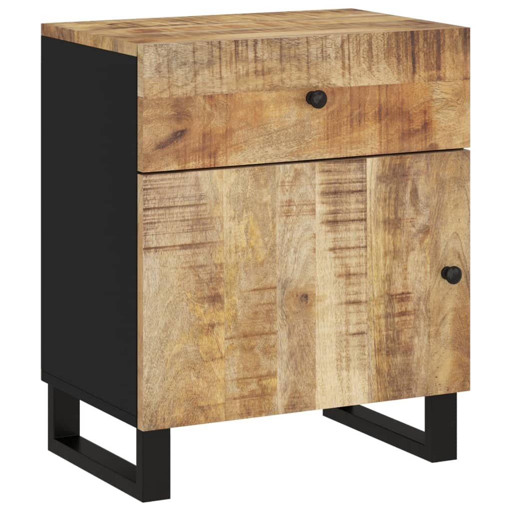 Nachttisch 50x33x60 cm Altholz Massiv & Holzwerkstoff