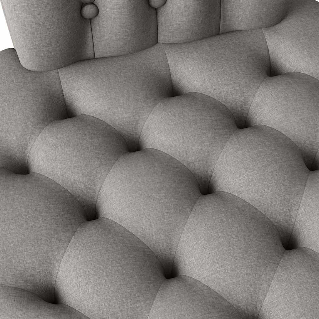 Schlafsessel Hellgrau 56,5 x 70 x 110 cm Stoff