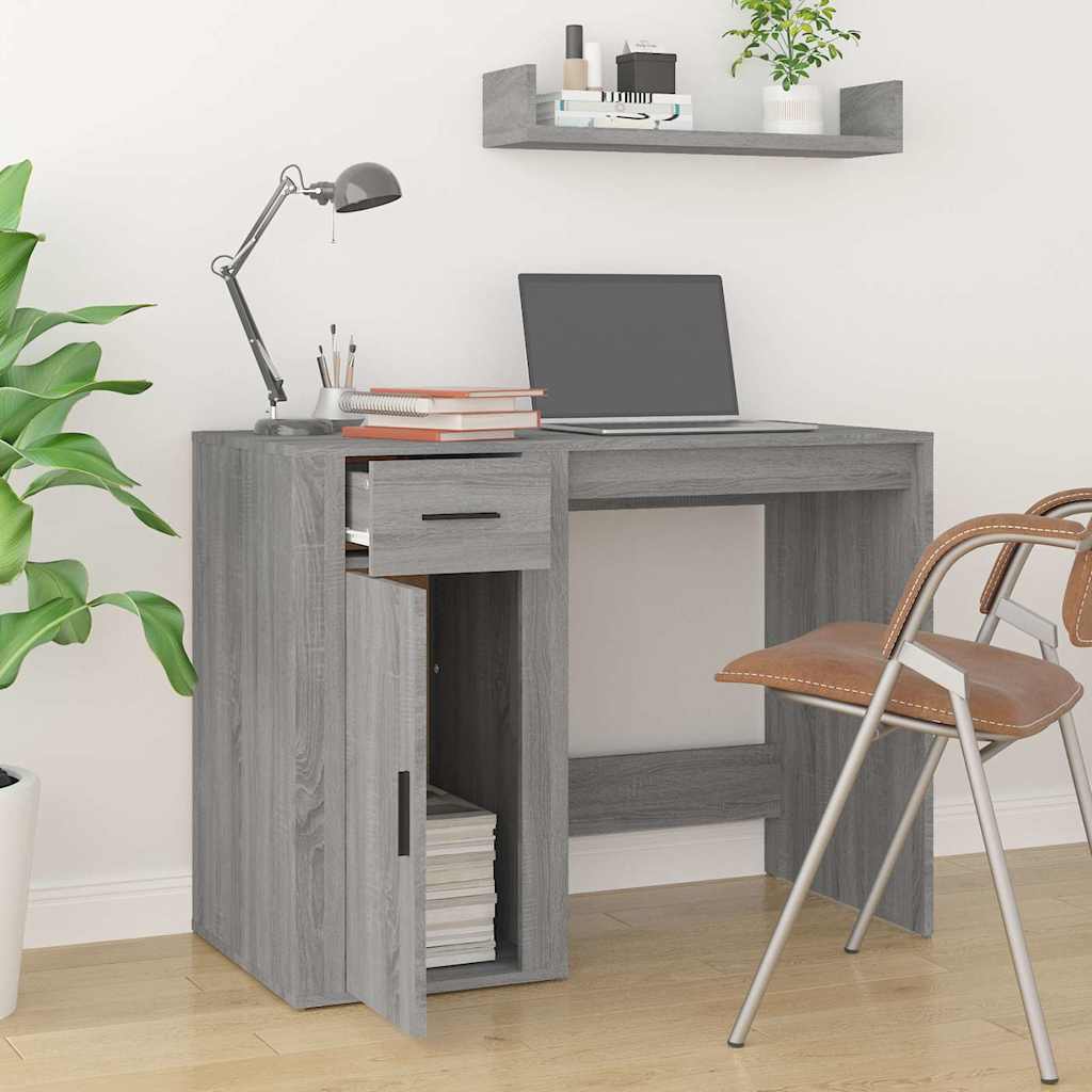 Schreibtisch Weiß 100x49x75 cm Holzwerkstoff