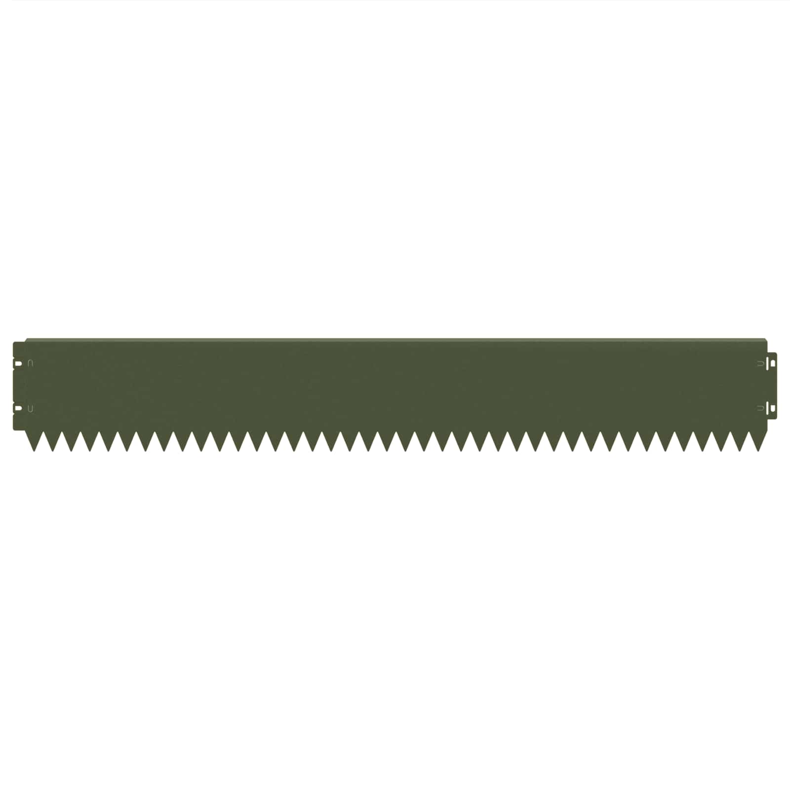 Raseneinfassung 10 pcs 103 x 10 cm Stahl Schwarz