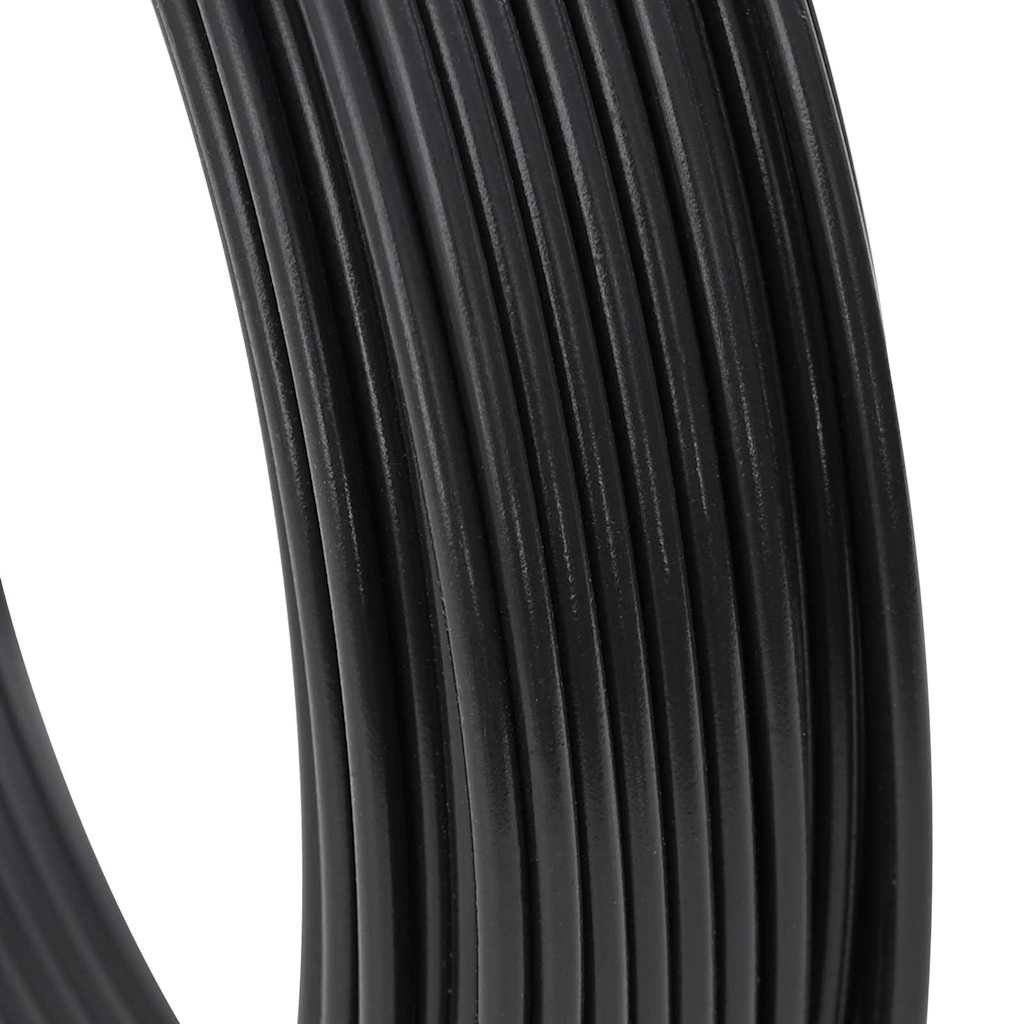 Zaun-Bindedraht 250 m 0,9/1,4 mm Stahl Schwarzgrün