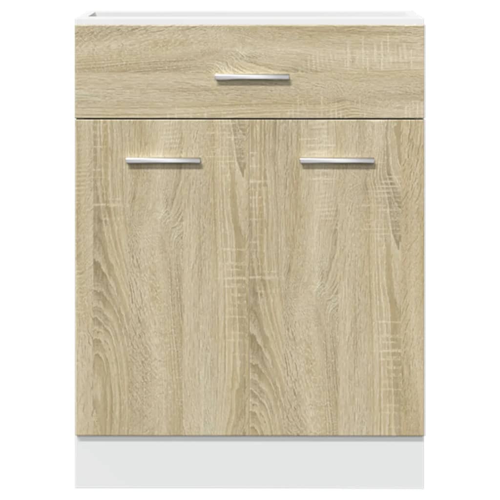 Unterschrank Lyon Weiß 60x46x81,5 cm Holzwerkstoff