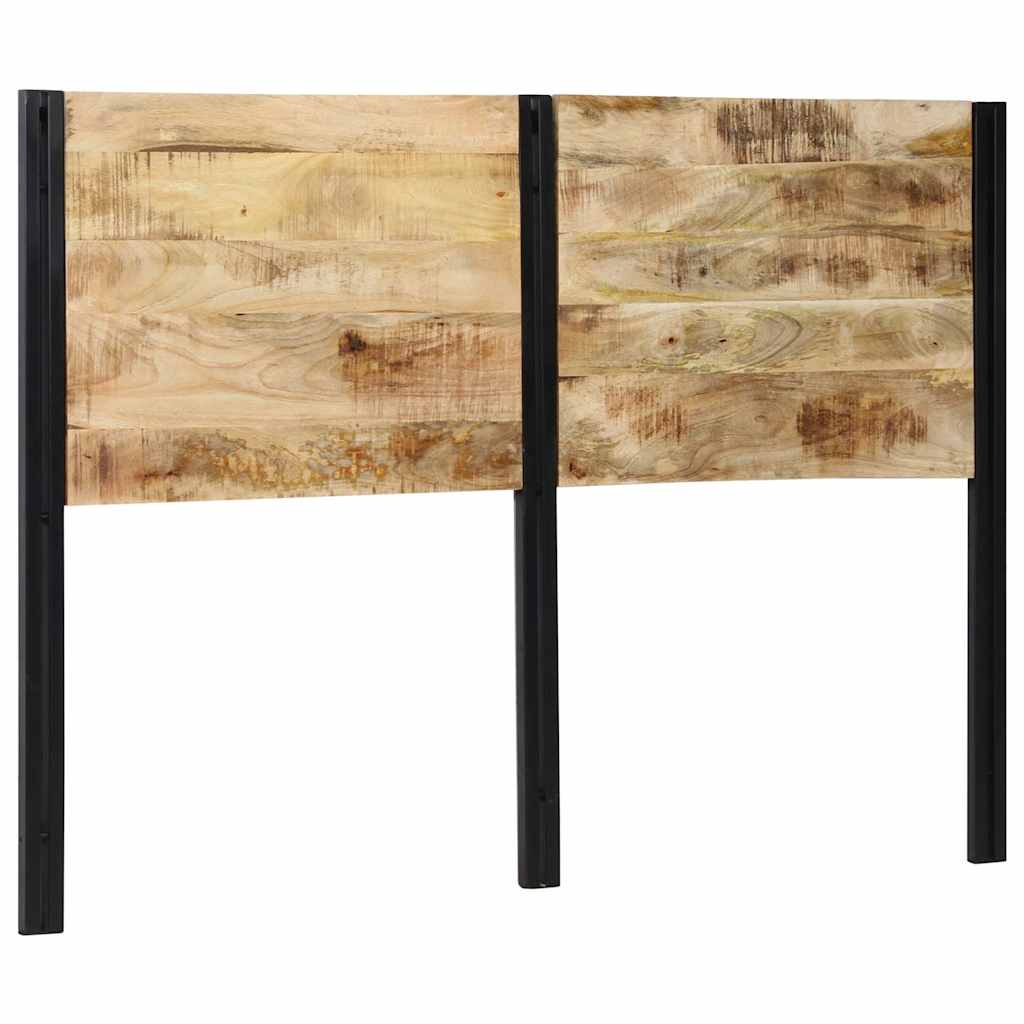 Kopfteil 100 cm Massivholz Mango und Eisen